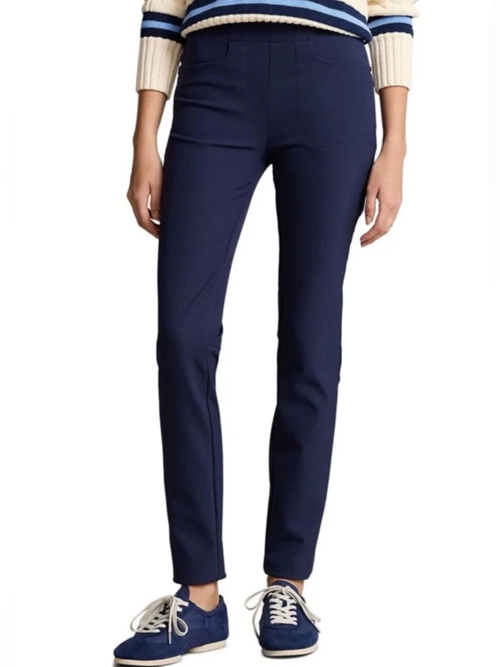 RLX RALPH LAUREN Women's Golf Core Stretch Athletic Pant Navy NWT